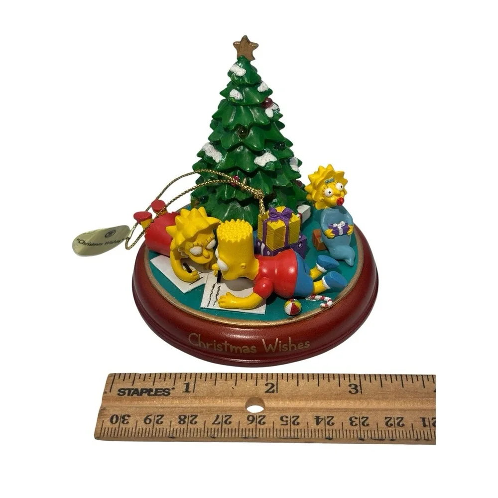 2004 The Simpsons Bradford Christmas Ornament Illuminated 